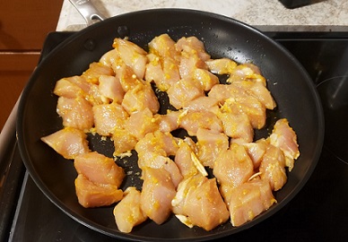 chicken cooking